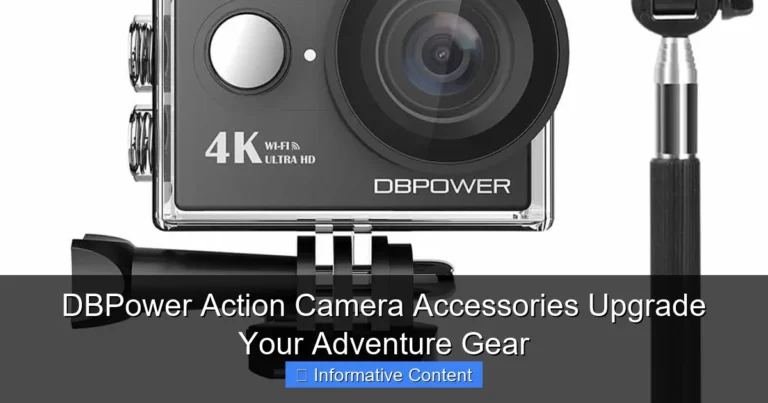 DBPower Action Camera Accessories Upgrade Your Adventure Gear