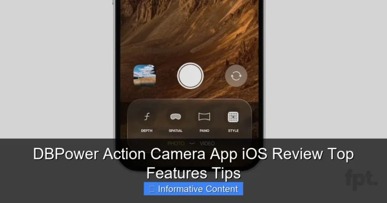 DBPower Action Camera App iOS Review Top Features Tips
