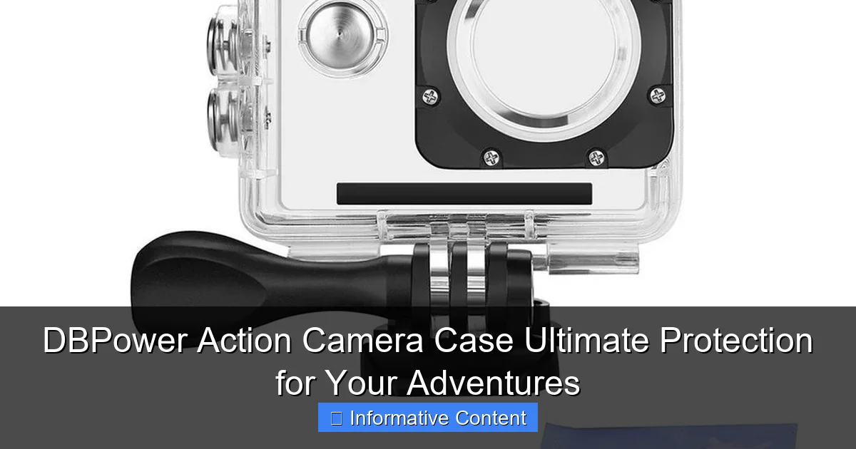 DBPower Action Camera Case Ultimate Protection for Your Adventures