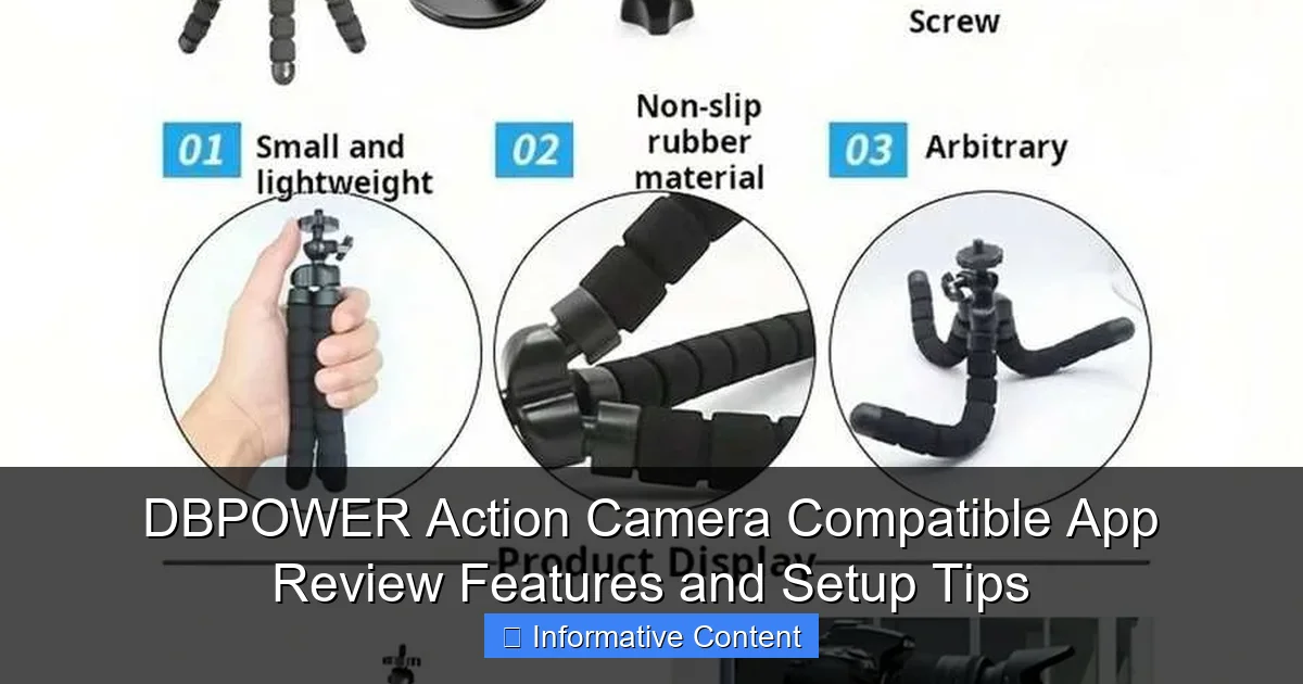 DBPOWER Action Camera Compatible App Review Features and Setup Tips