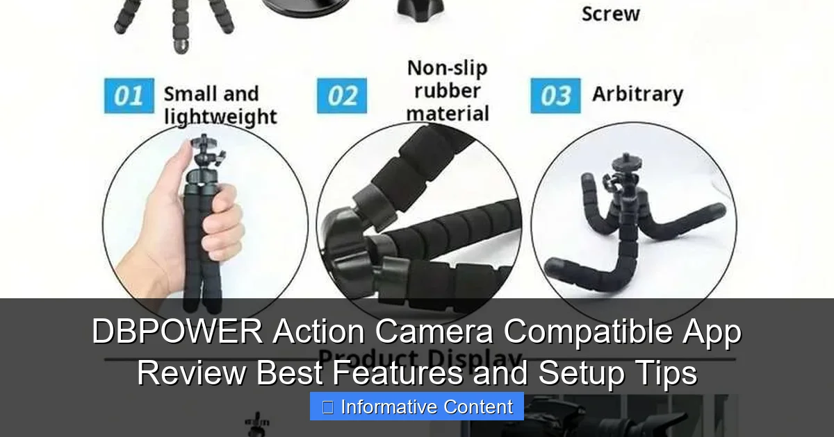 DBPOWER Action Camera Compatible App Review Best Features and Setup Tips