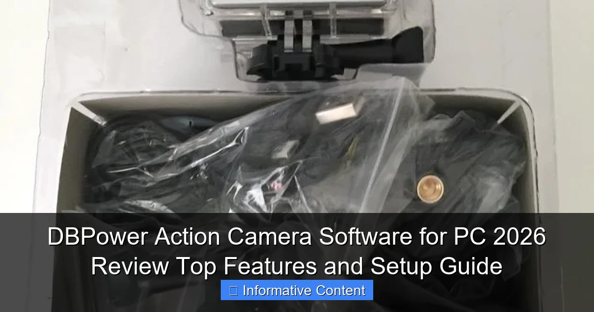 DBPower Action Camera Software for PC 2026 Review Top Features and Setup Guide