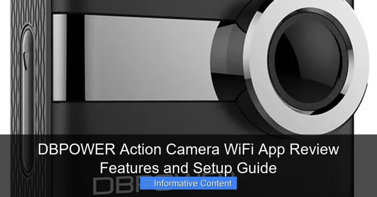 DBPOWER Action Camera WiFi App Review Features and Setup Guide