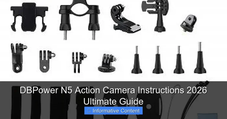 DBPower N5 Action Camera Instructions 2026 Ultimate Guide