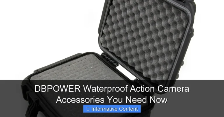 DBPOWER Waterproof Action Camera Accessories You Need Now
