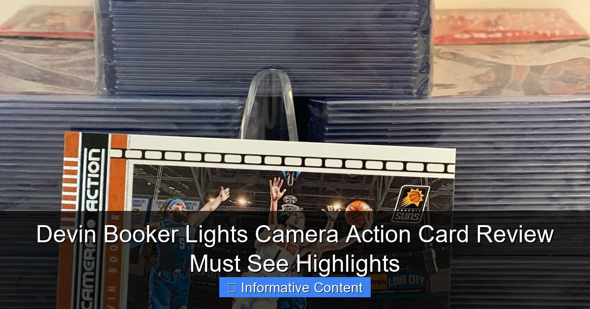 Devin Booker Lights Camera Action Card Review Must See Highlights