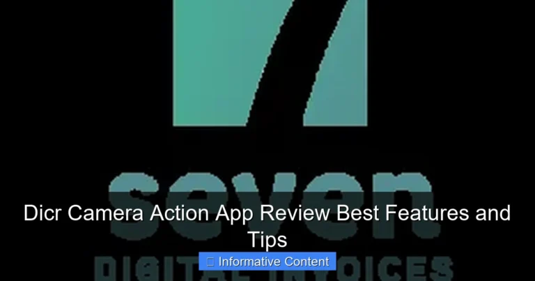 Dicr Camera Action App Review Best Features and Tips