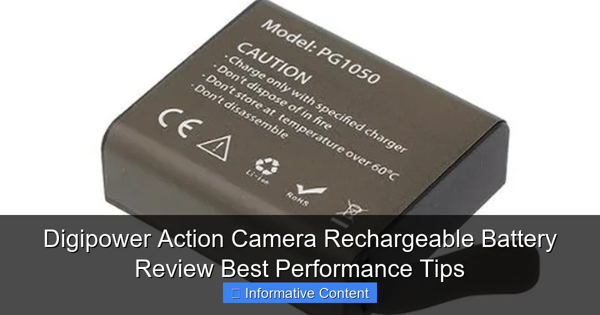 Digipower Action Camera Rechargeable Battery Review Best Performance Tips