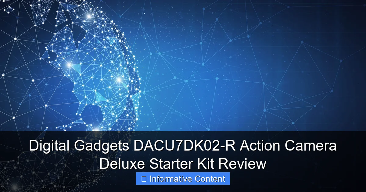 Digital Gadgets DACU7DK02-R Action Camera Deluxe Starter Kit Review