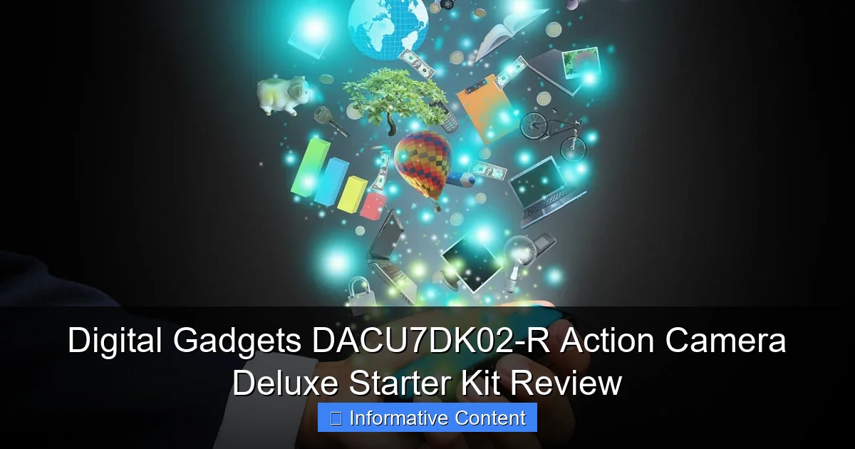 Digital Gadgets DACU7DK02-R Action Camera Deluxe Starter Kit Review