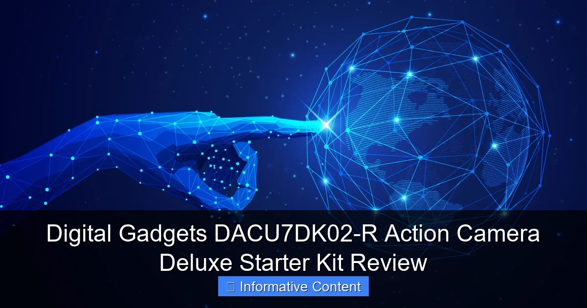 Digital Gadgets DACU7DK02-R Action Camera Deluxe Starter Kit Review