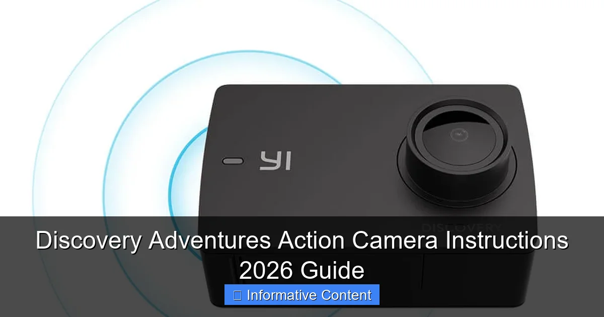Discovery Adventures Action Camera Instructions 2026 Guide