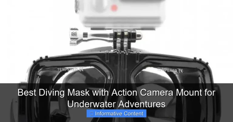 Best Diving Mask with Action Camera Mount for Underwater Adventures