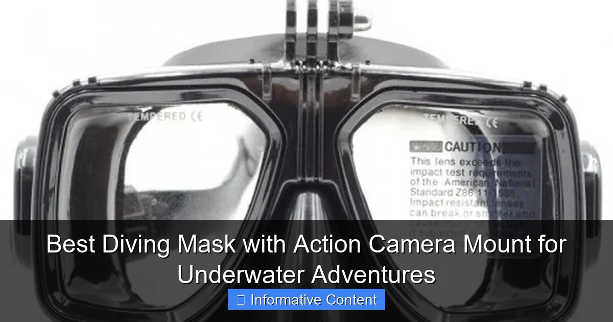Best Diving Mask with Action Camera Mount for Underwater Adventures