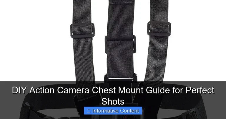 DIY Action Camera Chest Mount Guide for Perfect Shots