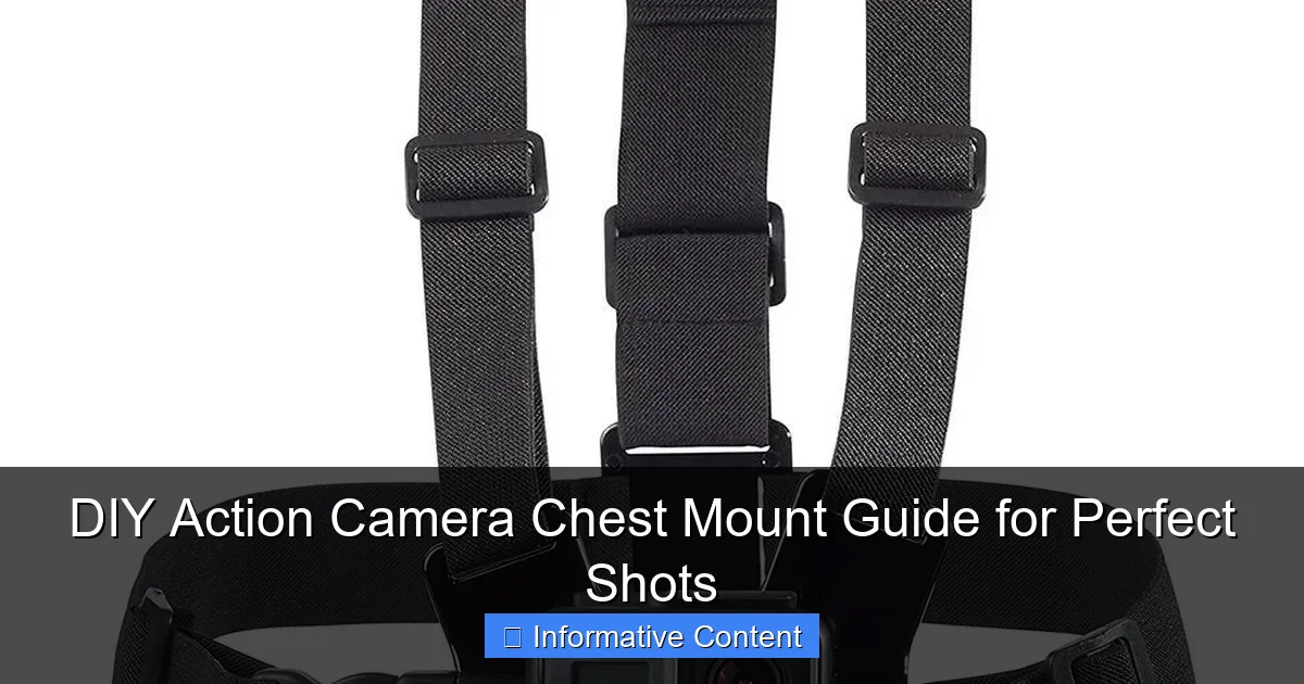 DIY Action Camera Chest Mount Guide for Perfect Shots