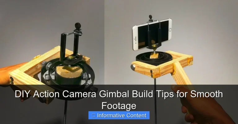 DIY Action Camera Gimbal Build Tips for Smooth Footage