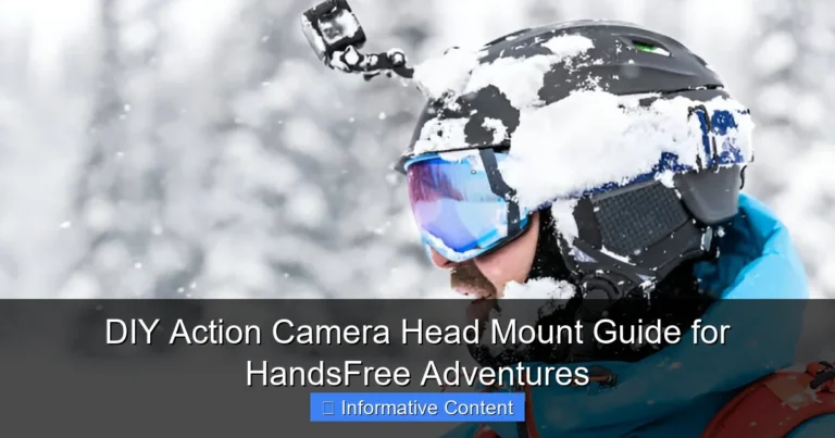 DIY Action Camera Head Mount Guide for HandsFree Adventures