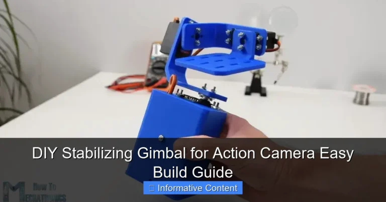 DIY Stabilizing Gimbal for Action Camera Easy Build Guide