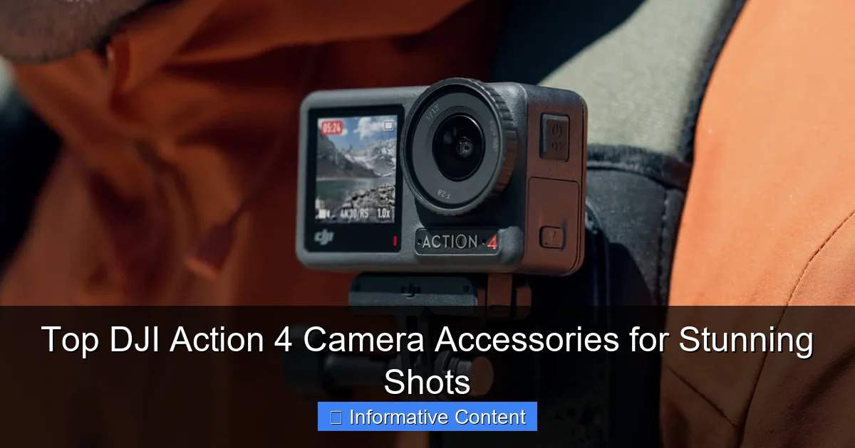 Top DJI Action 4 Camera Accessories for Stunning Shots