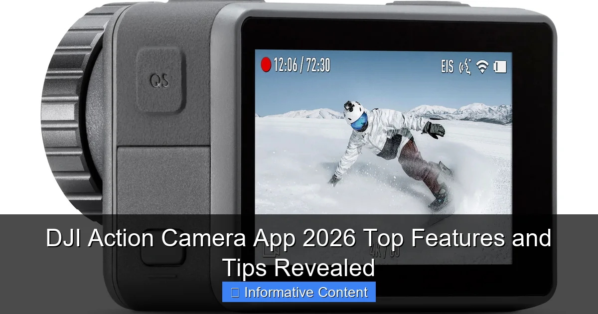 DJI Action Camera App 2026 Top Features and Tips Revealed