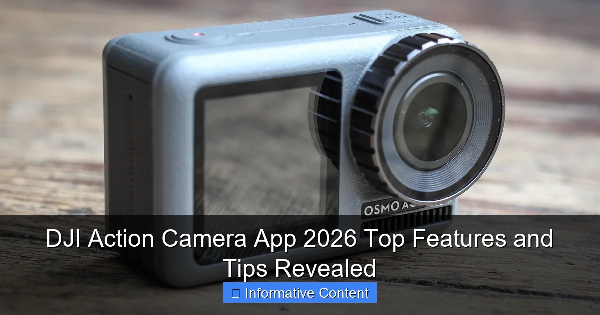 DJI Action Camera App 2026 Top Features and Tips Revealed