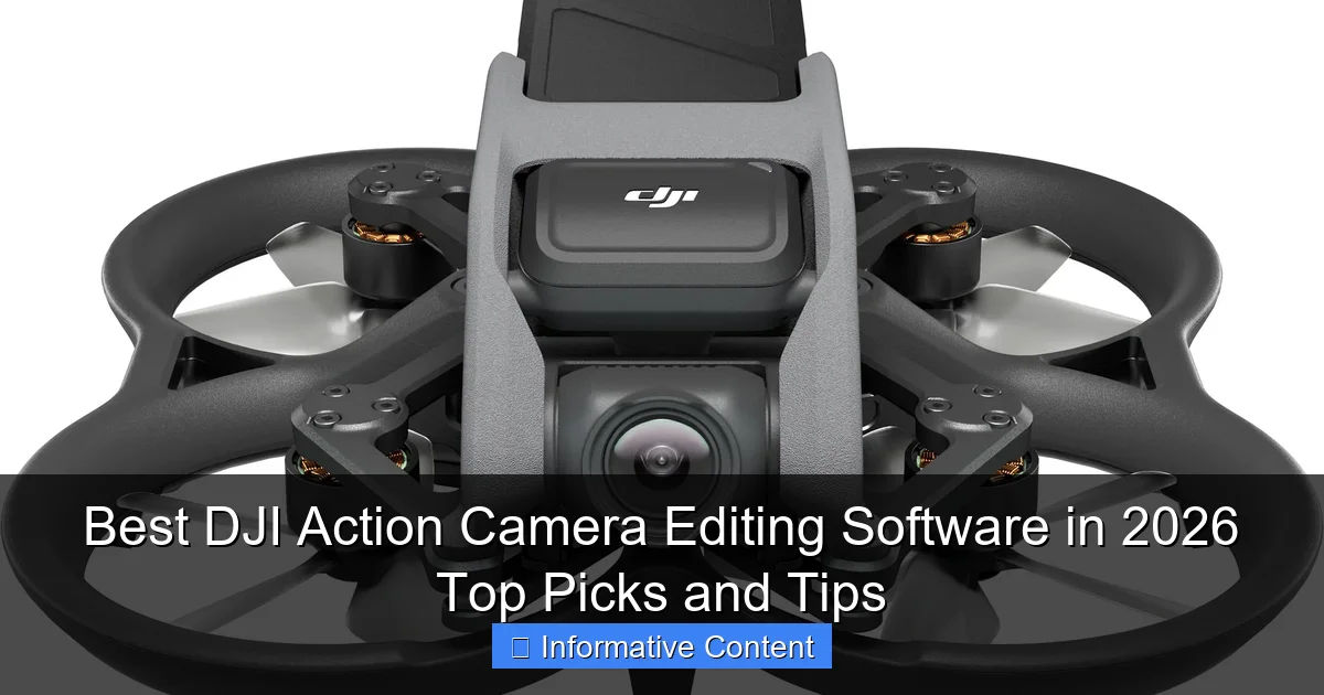 Best DJI Action Camera Editing Software in 2026 Top Picks and Tips