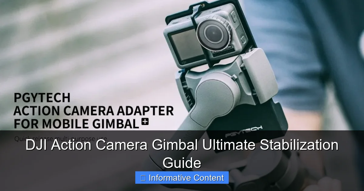 DJI Action Camera Gimbal Ultimate Stabilization Guide