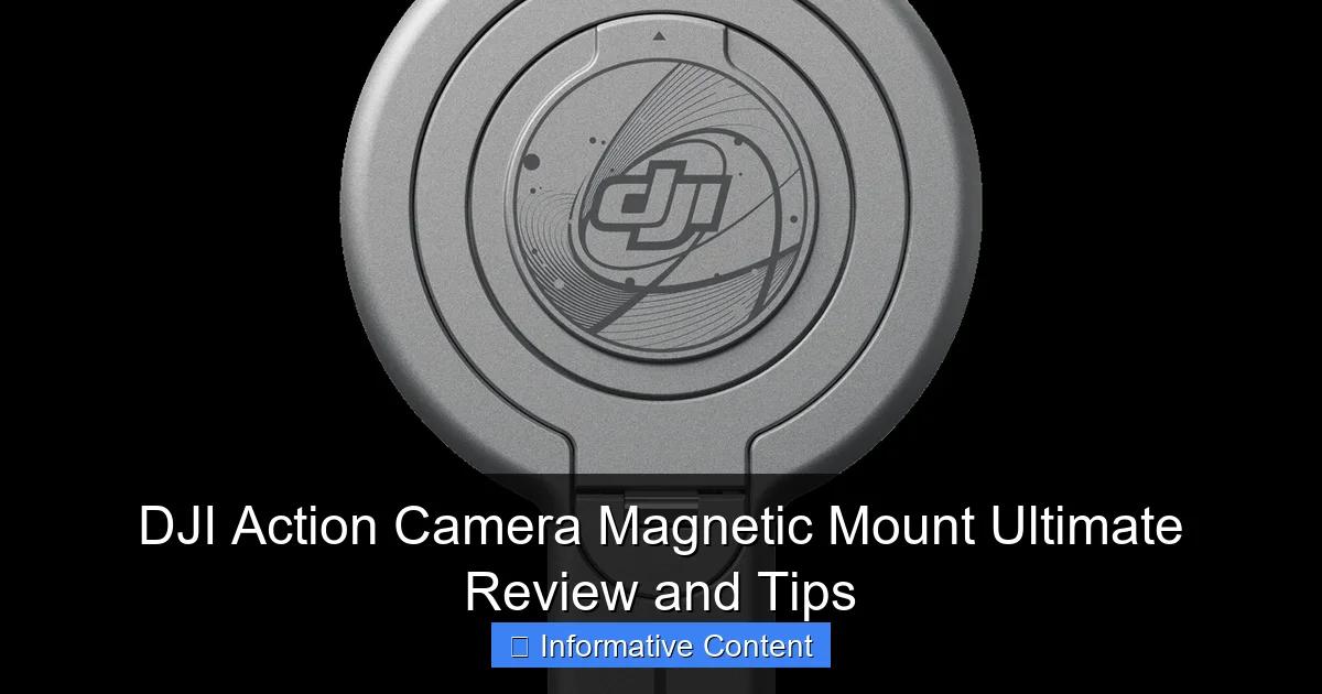 DJI Action Camera Magnetic Mount Ultimate Review and Tips