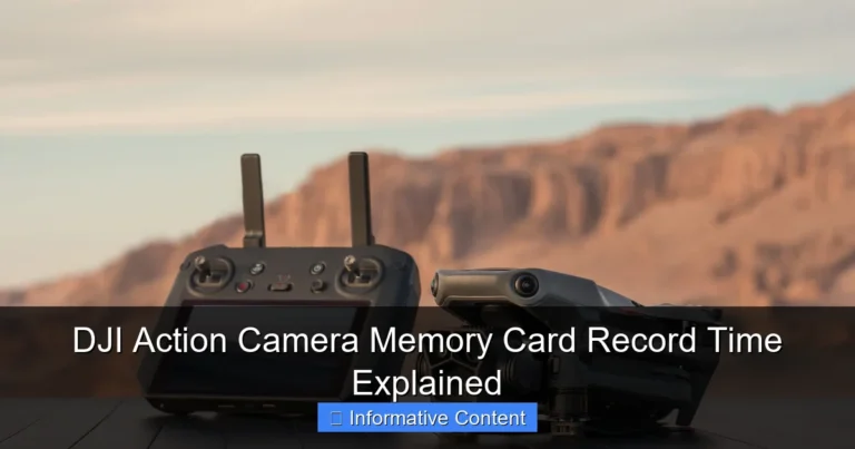 DJI Action Camera Memory Card Record Time Explained