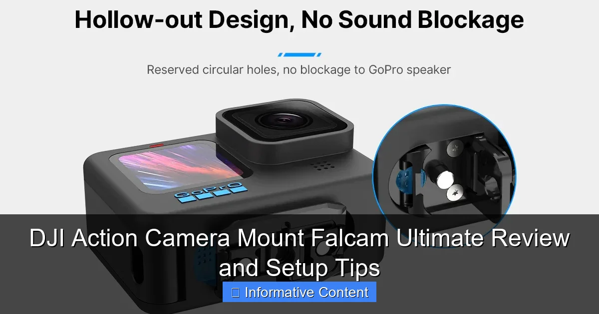 DJI Action Camera Mount Falcam Ultimate Review and Setup Tips