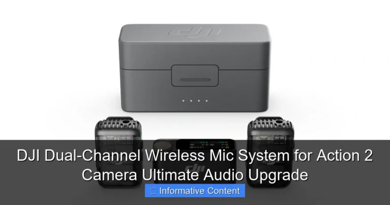 DJI Dual-Channel Wireless Mic System for Action 2 Camera Ultimate Audio Upgrade