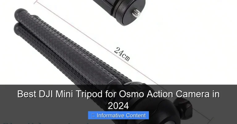 Best DJI Mini Tripod for Osmo Action Camera in 2024