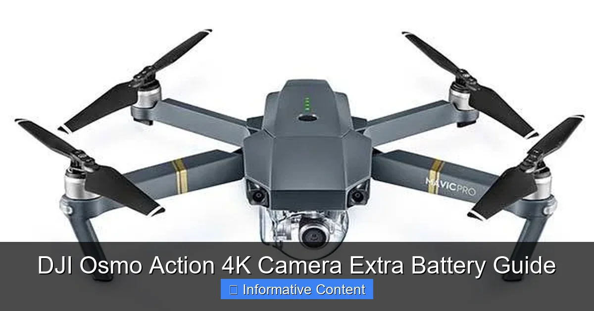 DJI Osmo Action 4K Camera Extra Battery Guide