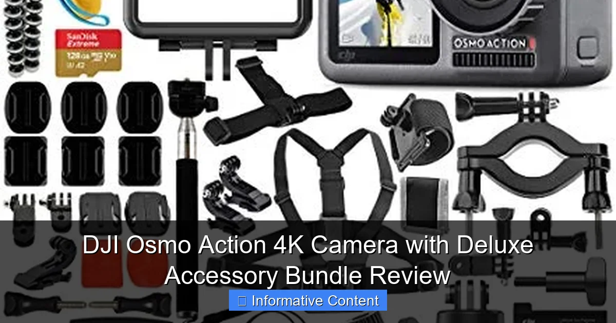 DJI Osmo Action 4K Camera with Deluxe Accessory Bundle Review