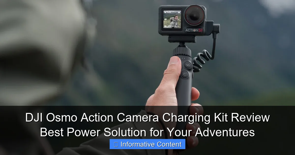 DJI Osmo Action Camera Charging Kit Review Best Power Solution for Your Adventures