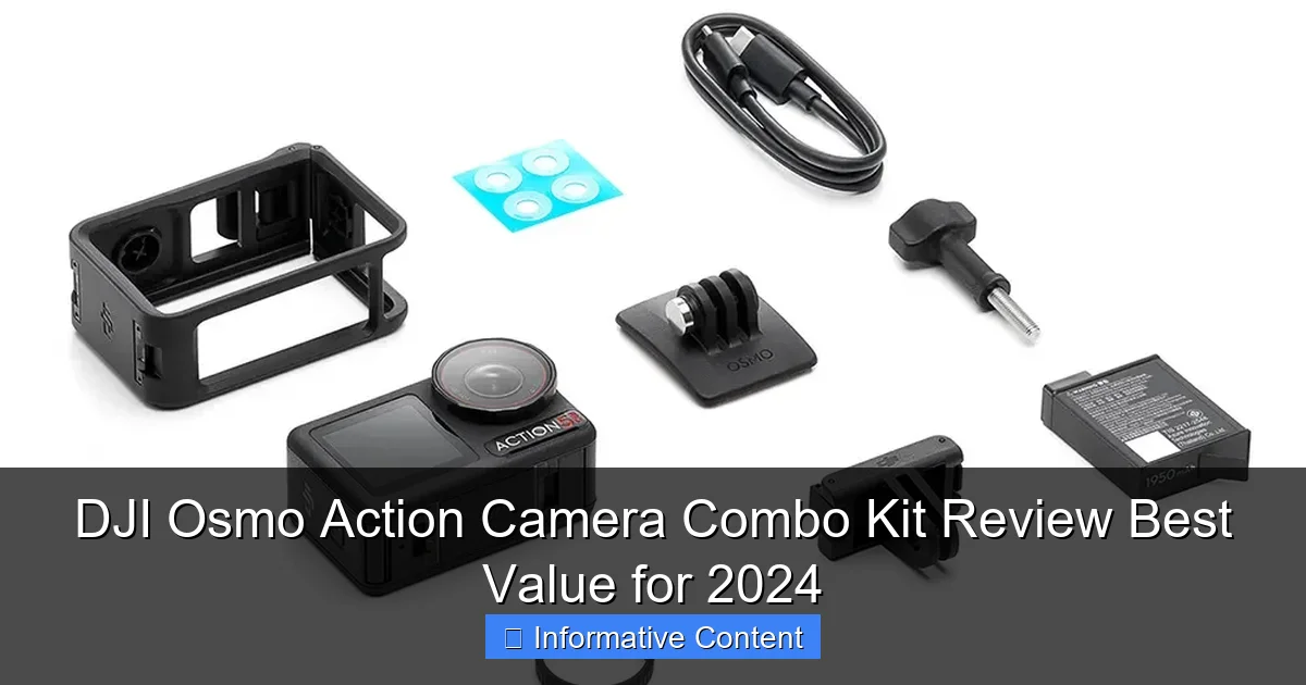DJI Osmo Action Camera Combo Kit Review Best Value for 2024