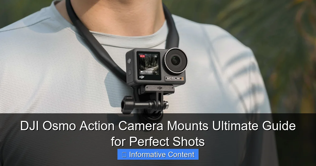 DJI Osmo Action Camera Mounts Ultimate Guide for Perfect Shots