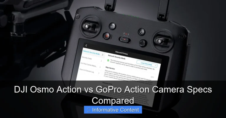 DJI Osmo Action vs GoPro Action Camera Specs Compared