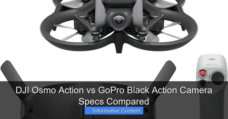 DJI Osmo Action vs GoPro Black Action Camera Specs Compared