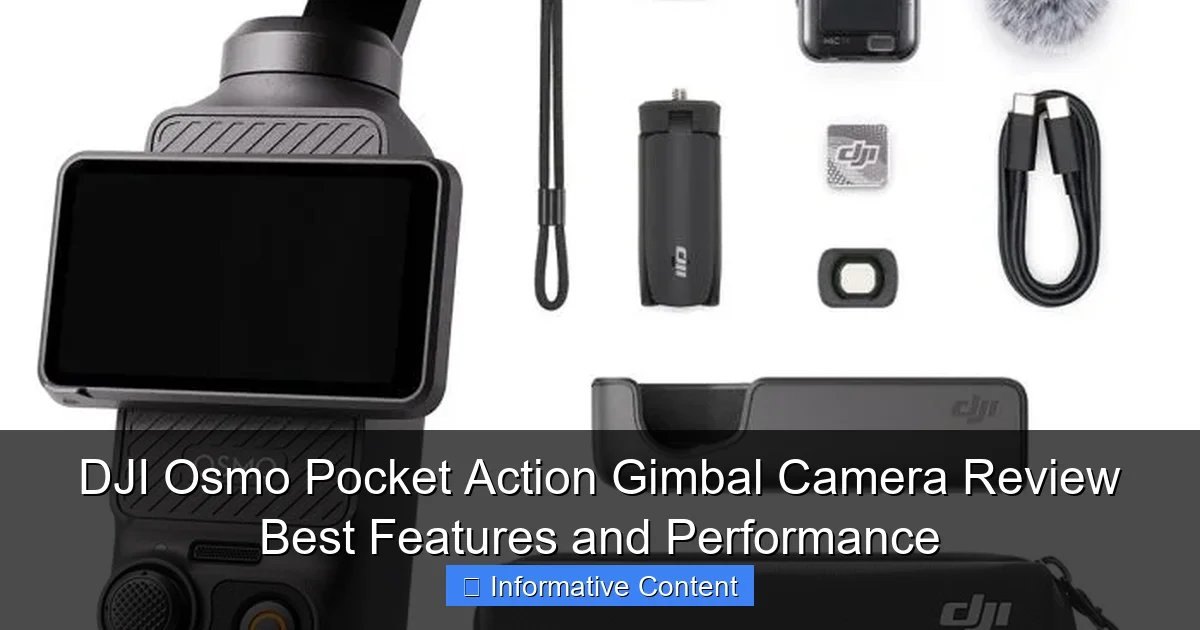 DJI Osmo Pocket Action Gimbal Camera Review Best Features and Performance
