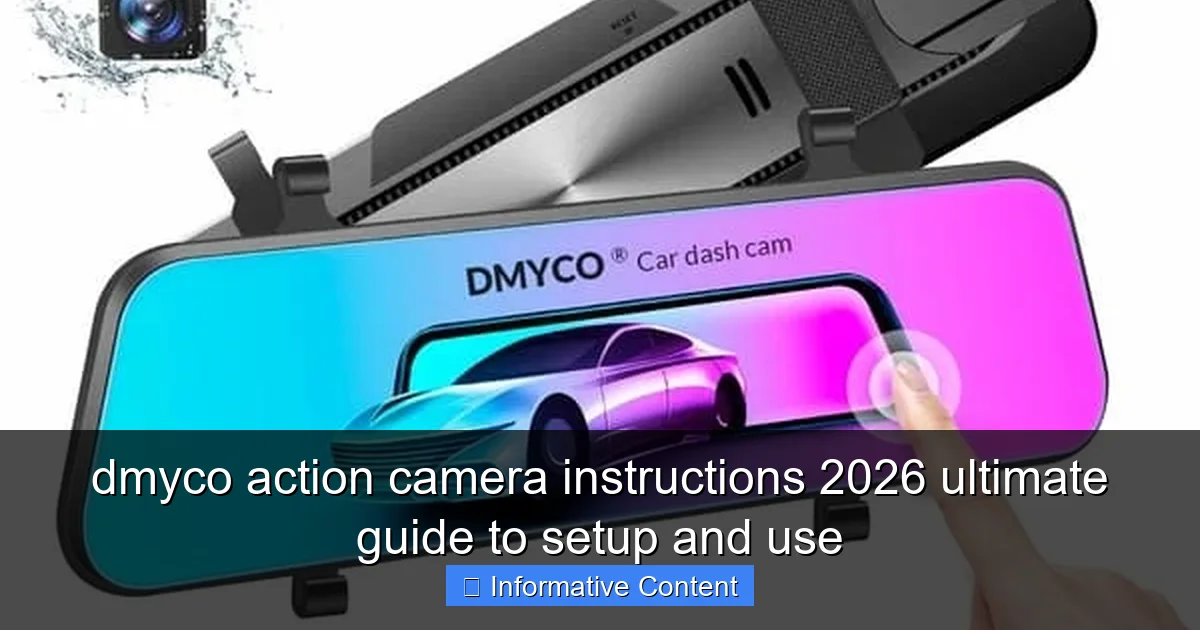 dmyco action camera instructions 2026 ultimate guide to setup and use