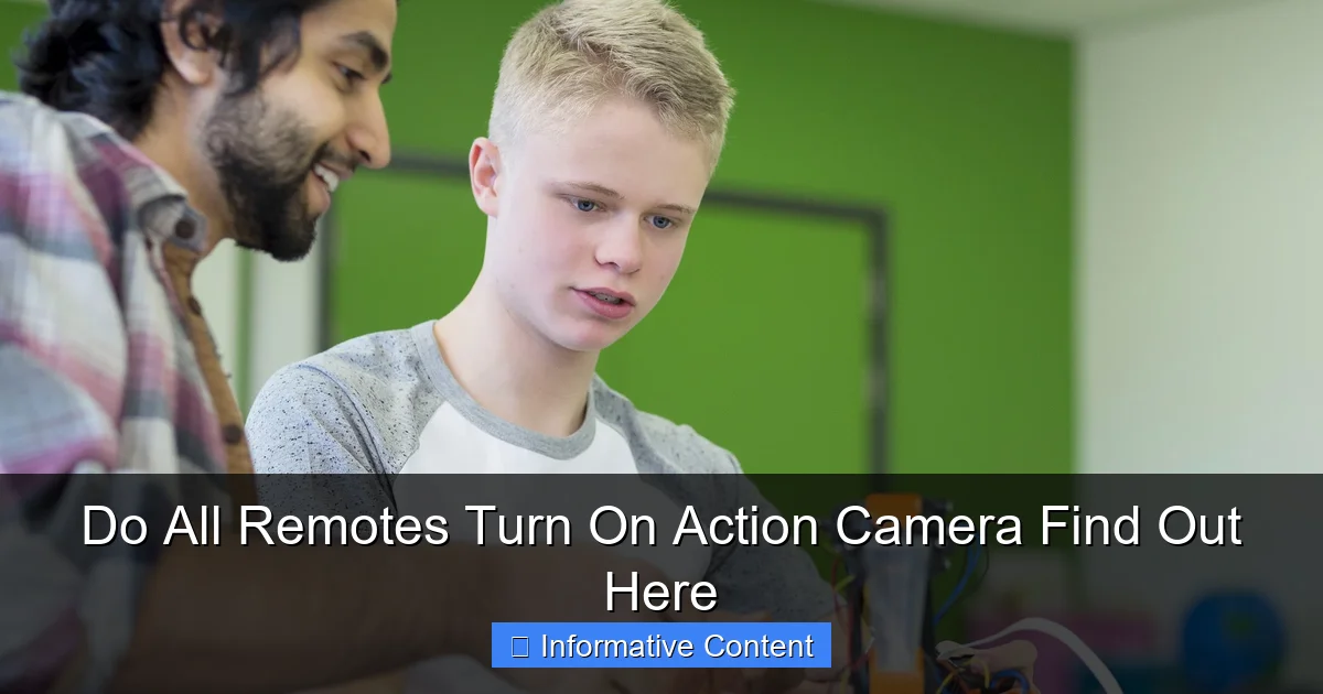 Do All Remotes Turn On Action Camera Find Out Here