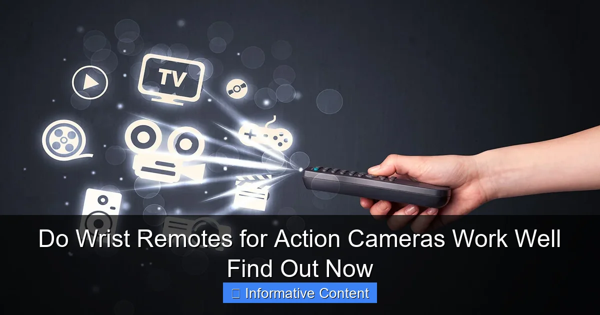 Do Wrist Remotes for Action Cameras Work Well Find Out Now