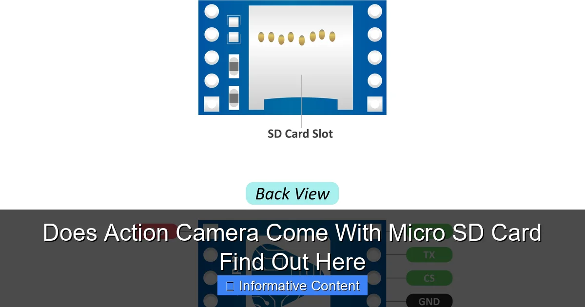 Does Action Camera Come With Micro SD Card Find Out Here