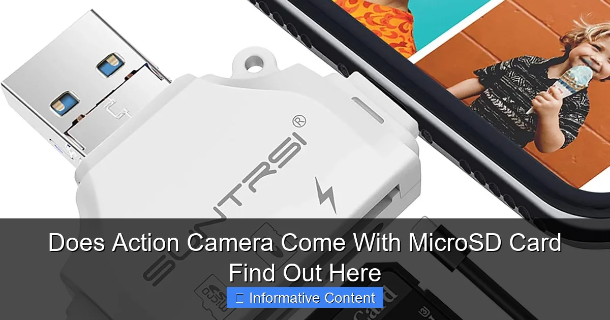 Does Action Camera Come With MicroSD Card Find Out Here