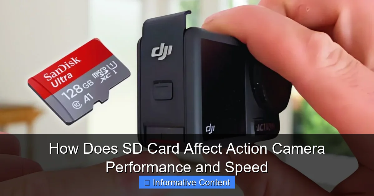 How Does SD Card Affect Action Camera Performance and Speed