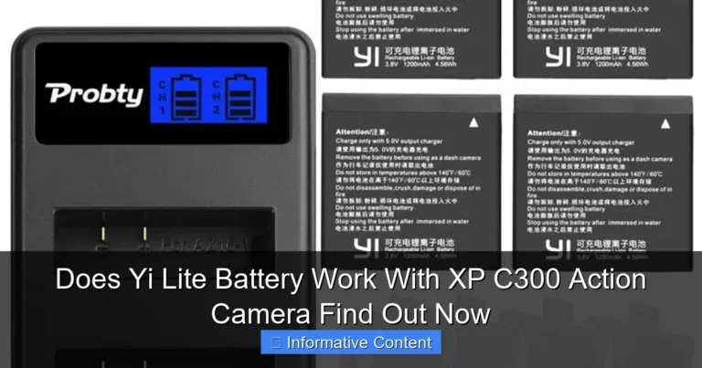 Does Yi Lite Battery Work With XP C300 Action Camera Find Out Now