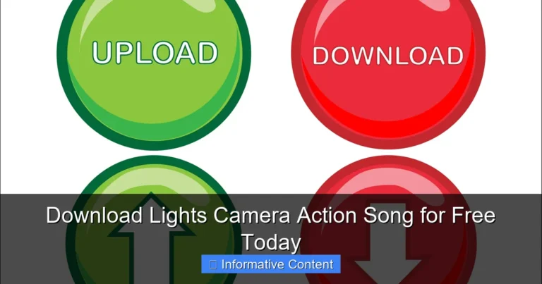 Download Lights Camera Action Song for Free Today