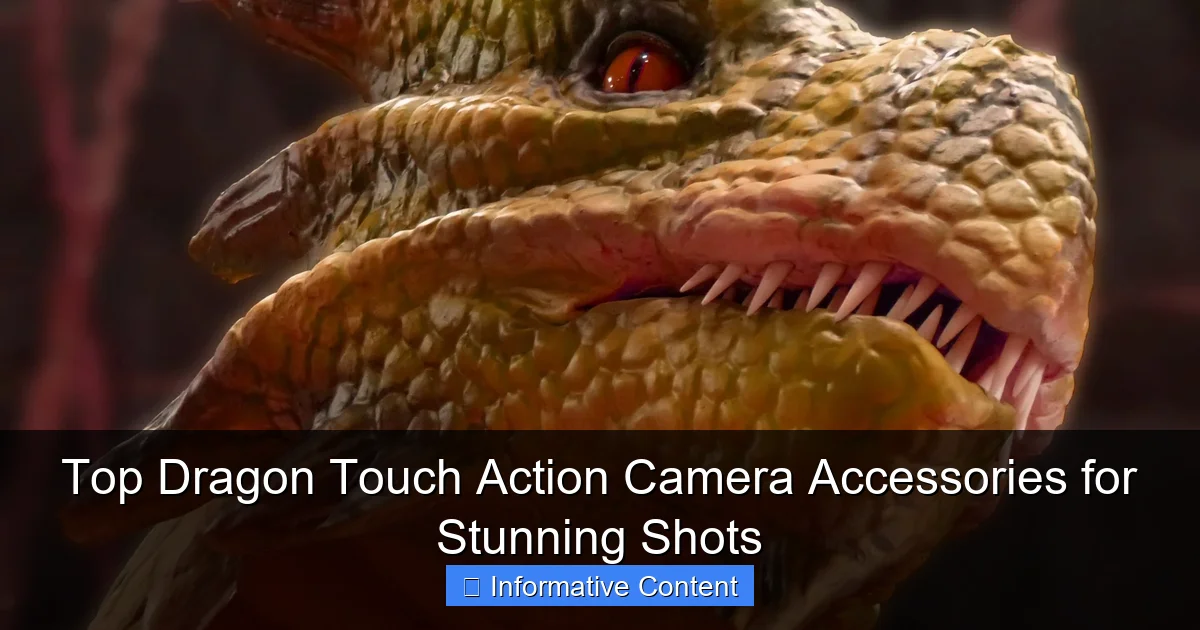 Top Dragon Touch Action Camera Accessories for Stunning Shots